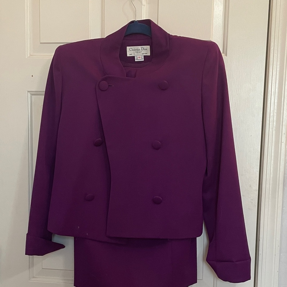 VTG DIOR WOOL SUIT SET